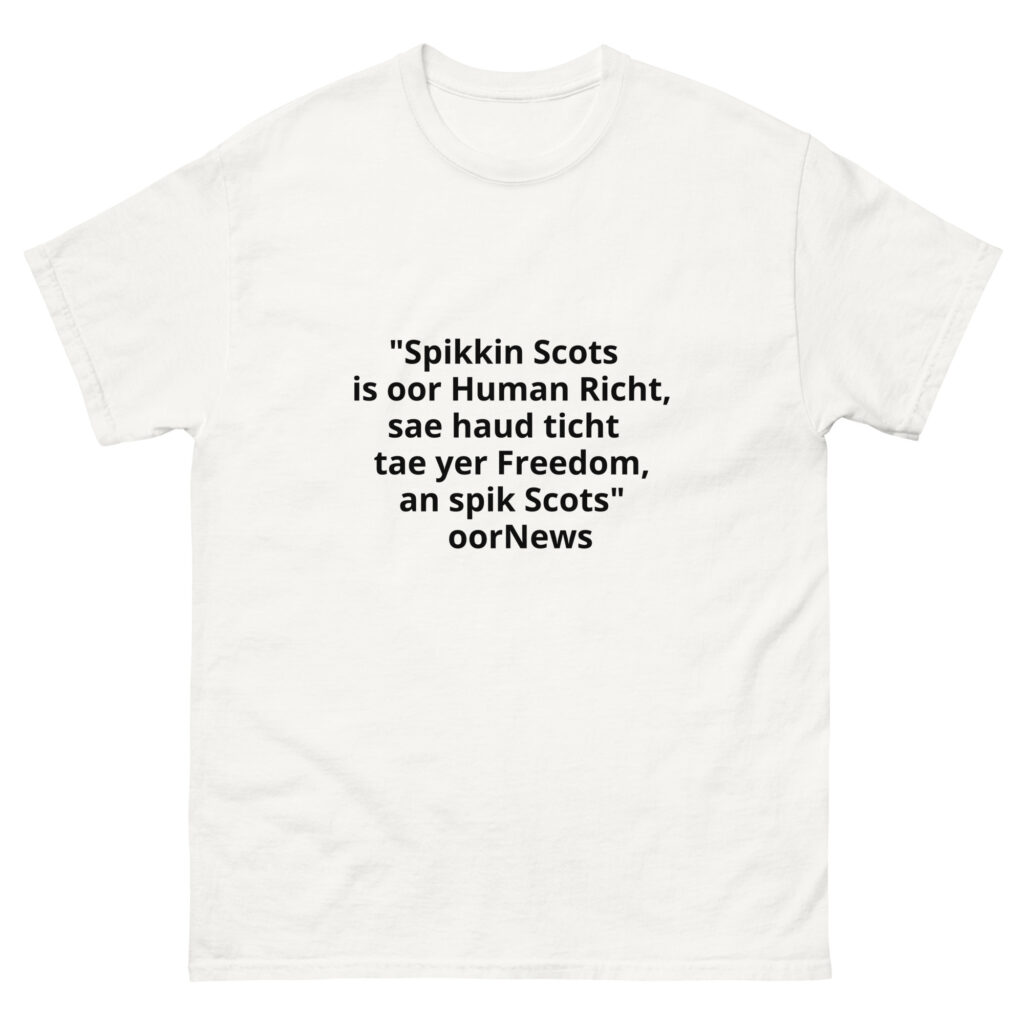 Scots Human Richts Tee