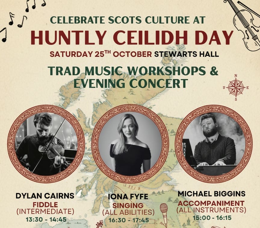Celebrate Scots Culture at Huntly Ceilidh Day Iss October!